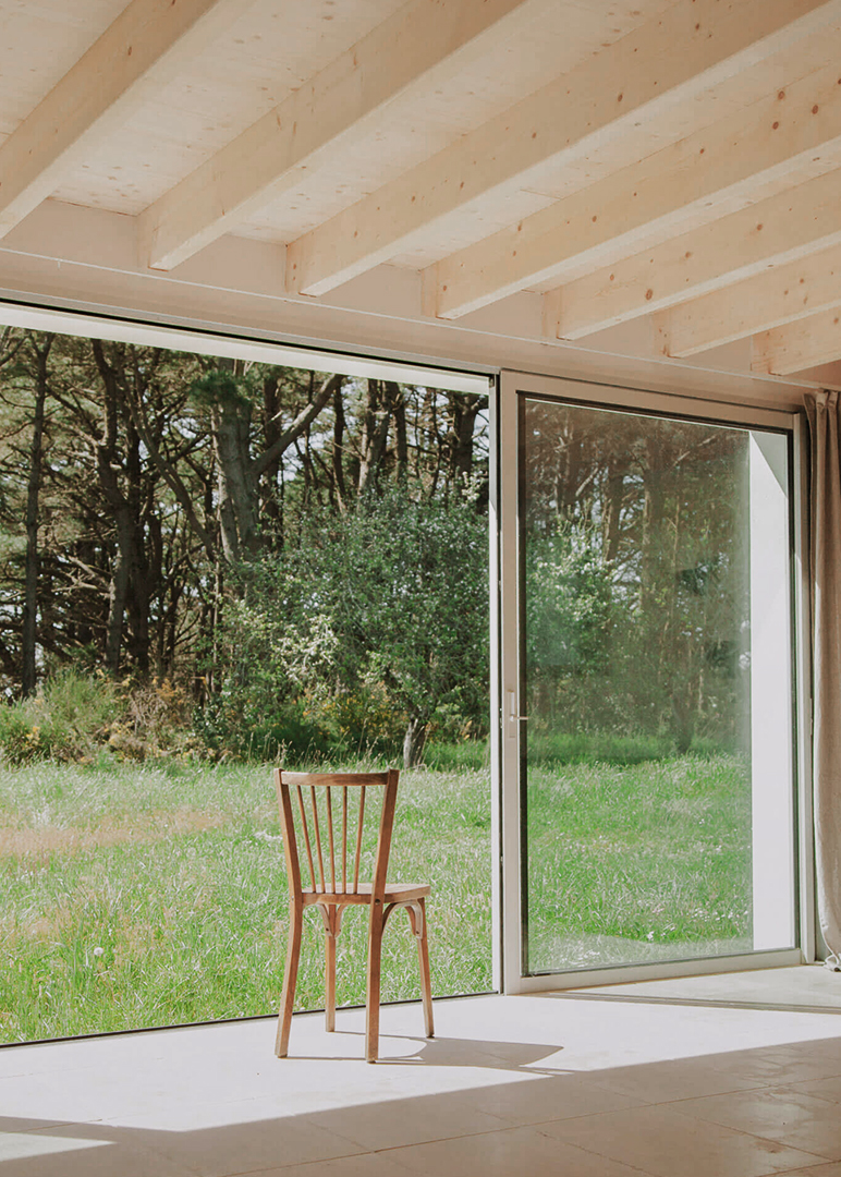 Réhabilitation de la maison DCS à Saint Gildas-de-Rhuys par l'atelier d'architectes Rupin Conq