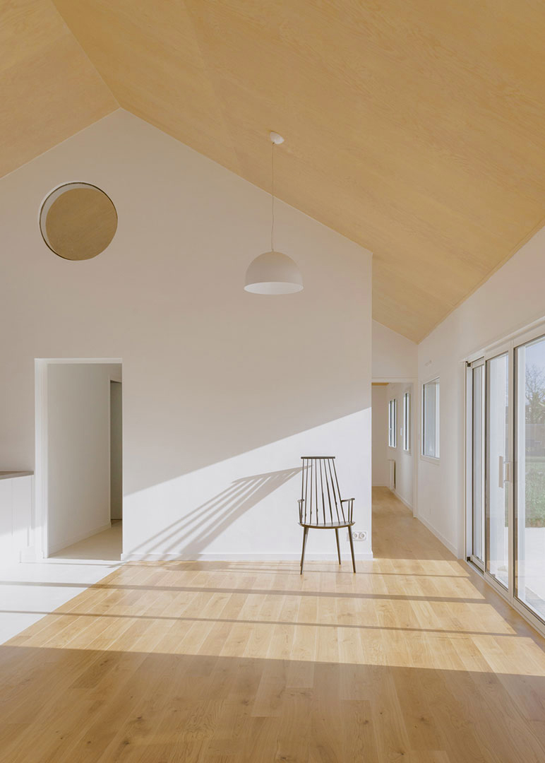 Maison de plain-pied à Belz par l'atelier d'architectes Rupin Conq