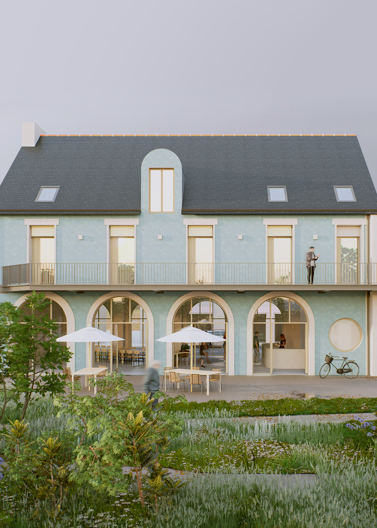 Réhabilitation de deux immeubles à Arzano avec Arnou architectes